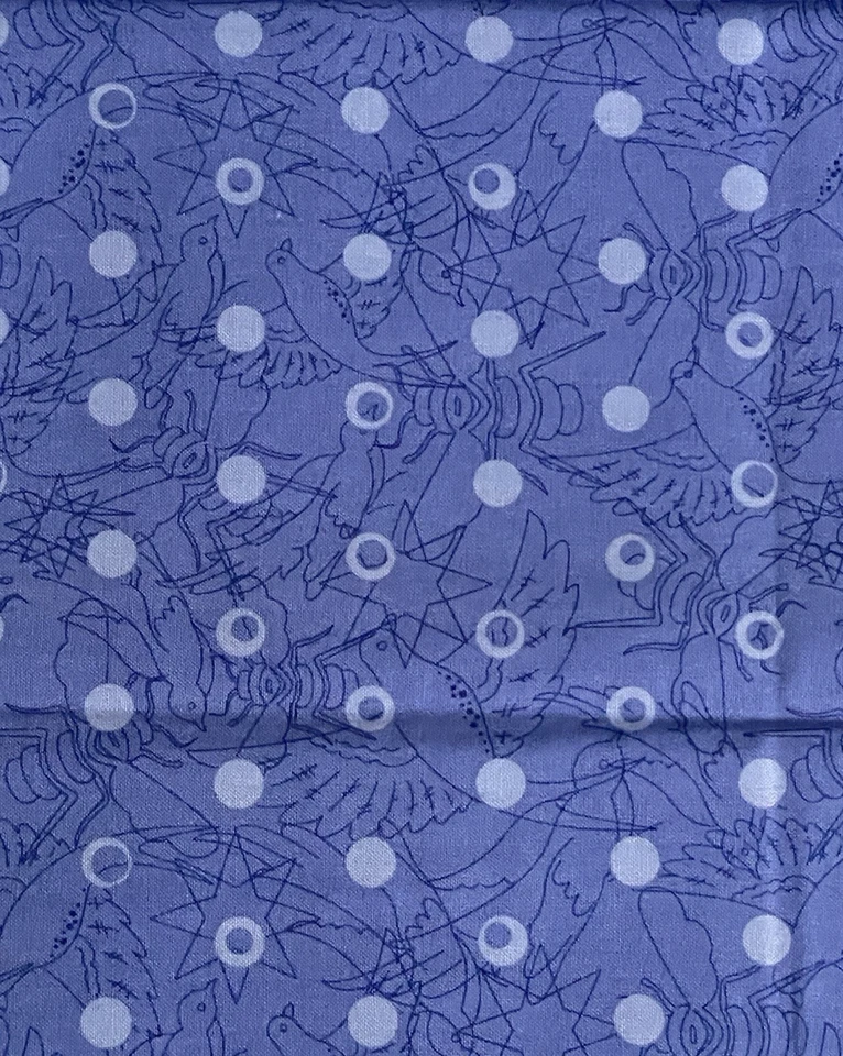 Andover by Alison Glass Cotton Blue Fabric 18 Inches x 42 Inches Wide - Image 1 of 4