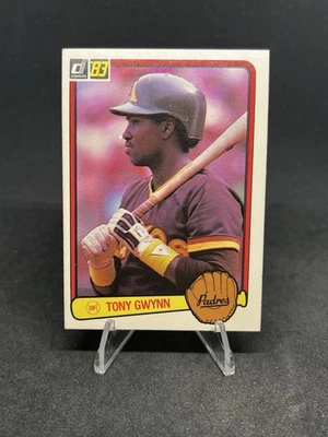 Tony Gwynn 1983 Donruss #598 Novato San Diego Padres Salón de la fama RC Foto 1 de 2