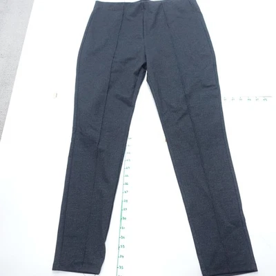 Tahari Pants Womens Large Black Rayon Stretch Logo Straight Leg Pull On Casual - Image 1 of 4