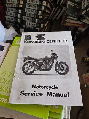 Kawasaki Zephyr 750 1991 manual de servicio de motocicleta 99924-1138-01 Foto 1 de 3