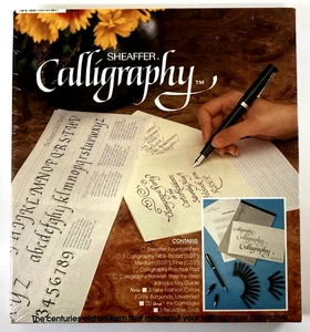Sheaffer Kalligraphie-Set, einschließlich Füllfederhalter, Tinten, neu, versiegelt, kostenloser Versand - Bild 1 von 11