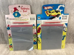 Pizarra mágica vintage - Oso Paddington 1988 y Hot Wheels 1986 - Hecho en EE. UU. - Imagen 1 de 14