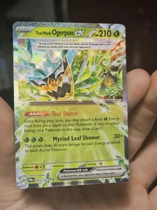Pokémon Teal Mask Ogerpon ex 025/167 TWM Twilight Masquerade NM - Picture 1 of 4