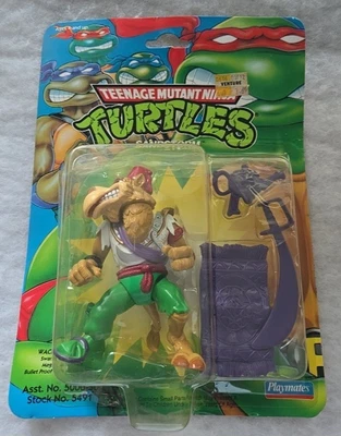 Boneco de ação vintage Sandstorm Ninja Turtles TMNT 1992 - Imagem 1 de 4