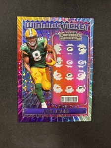 Boleto ganador de Josh Jacobs Panini Contenders 2024 brillo #15 O100 - Imagen 1 de 2