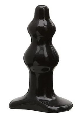 Tantus Severin Pequeño - Enchufe trasero de silicona flexible ultra premium - Negro Foto 1 de 2