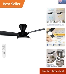 Sleek 32'' Ceiling Fan with Silent Motor & Remote - Ideal for Indoor/Outdoor Use - Picture 1 of 9
