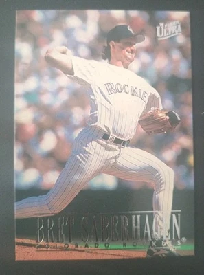 1996 Fleer Ultra - Bret Saberhagen #475 - Image 1 of 2