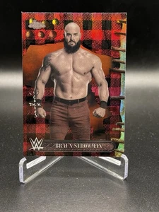 Braun Strowman 2025 Topps Cromo WWE #86 Cuadros Negro Y Rojo SP - Imagen 1 de 2