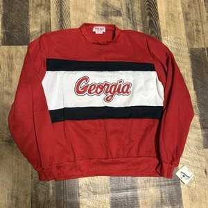 Neu mit Etikett Vintage Pizazz Georgia Bulldogs Rundhalsausschnitt L - Bild 1 von 5