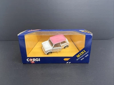 CORGI TOYS C330/2 MINI 30TH ANNIVERSARY ROSE WHITE  BOXED. - Image 1 of 3