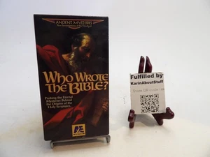 Who Wrote the Bible? [VHS Tape] A&E Ancient Mysteries Series Free Shipping - Bild 1 von 6