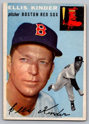 1954 TOPPS #47 ELLIS KINDER RED SOX - Image 1 of 3