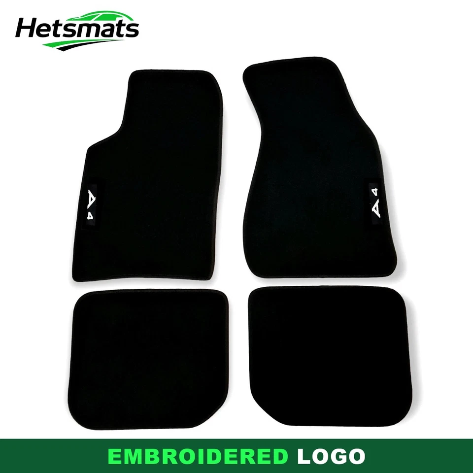 Alfombrillas alfombrillas coche terciopelo negro personalizadas para Audi A4 S4 B5 1996-2001 Foto 1 de 4