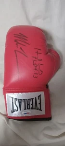 Mike Tyson Evander Holyfield Dual Signed Everlast Glove Psa Dna - Picture 1 of 6