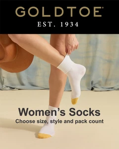 GoldToe Damensocken – Größe, Stil & Paaranzahl wählbar – neu mit Etikett - Bild 1 von 4
