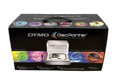 DYMO DiscPainter CD DVD Disk Inkjet Printer Fast Direct Printing #1738260 - NEW - Image 1 of 3