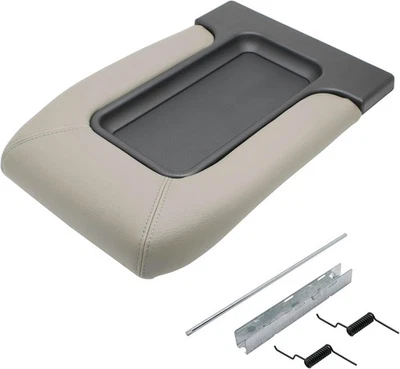 Consola central compatible con Chevy Silverado 99-07 tapa reposabrazos pestillo gris claro #19127364 Foto 1 de 4