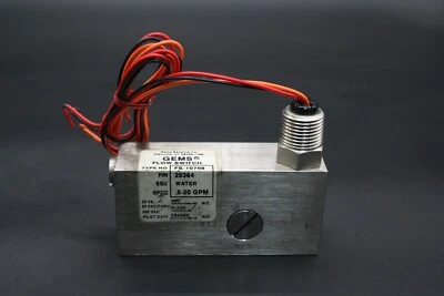 One (1) GEMS FS-10798 Flow Switch 25364 Stainless Steel Water Use - Image 1 of 4