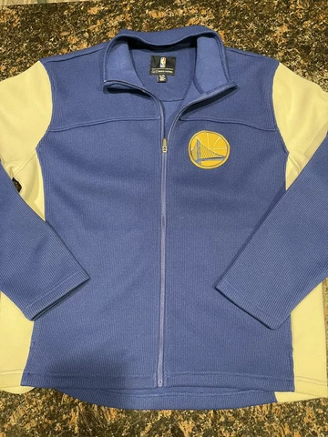 Golden State Warriors GIII by Carl Banks Waffle Knit Zip Up Jacket XL Cover