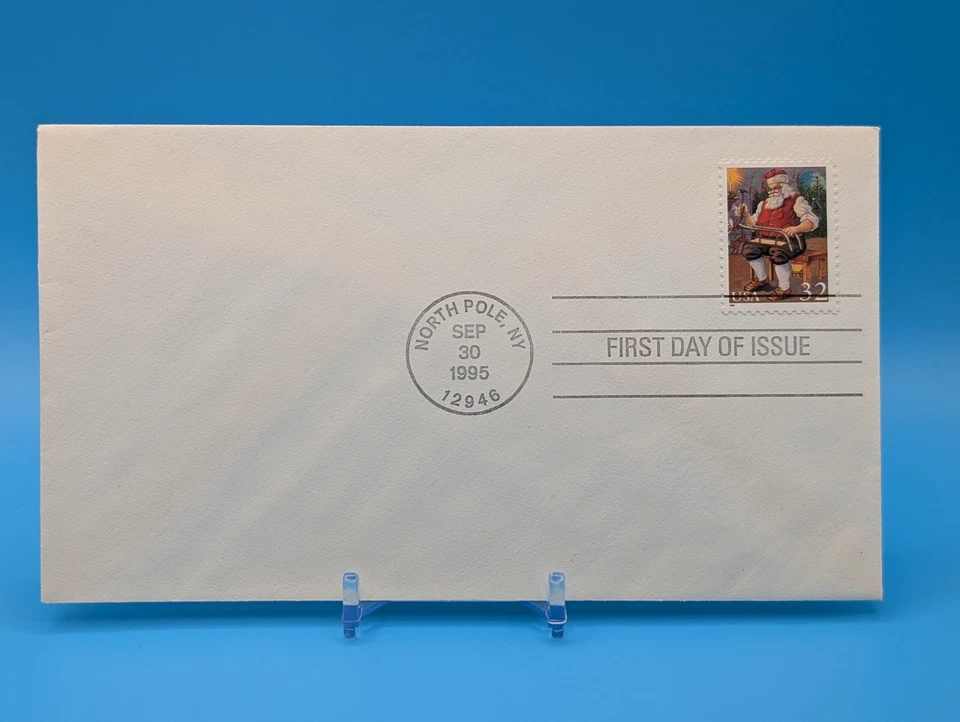 1995 Santa Letter to North Pole, NY First Day Issue FDC Scott #3007 32 Cent - Image 1 of 4