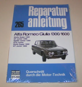 Manual De Reparación Alfa Romeo Giulia 1300, 1600 - Todos Los Modelos - Imagen 1 de 2