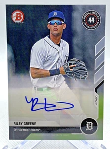 2020 Bowman Next Top 100 Prospects Riley Greene Auto #BA-31A Tigers - Picture 1 of 2