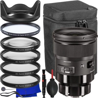 Sigma 24mm f/1.4 DG HSM Art Lens for Canon EF 401-101 - Essential UV Bundle - Image 1 of 2