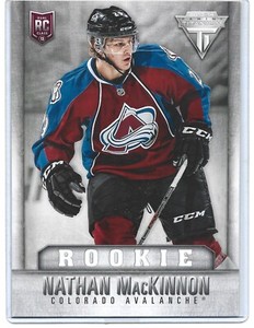 2013/14 PANINI TITANIUM NATHAN MacKINNON 5x7 JUMBO ROOKIE RC #J-1