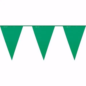 10m / 32 ft Solid Colour Bunting - Flag Banner Pennant Party Decoration Garland - Picture 1 of 11