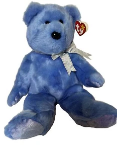 Ty Original Beanie Buddy Clubby 2 Bear 1999 Blue 13” Gently Used - Picture 1 of 9