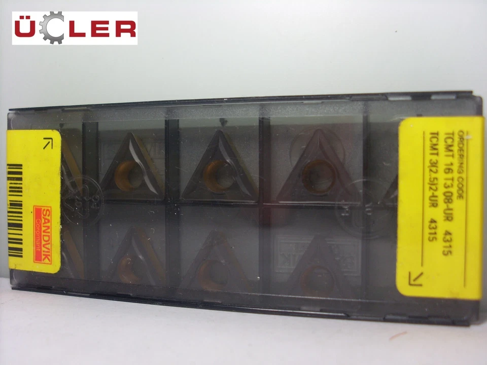 10 X SANDVIK TCMT 16T308-UR 4315 WENDESCHNEIDPLATTEN CARBIDE INSERTS