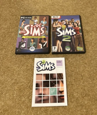 The Sims PC DVD CD Rom Windows 2000 Disc Game Set People Simulator - Image 1 of 3