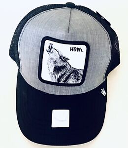 Play New York Adjustable Snapback Mesh  Baseball Trucker Cap Hat Black Grey Wolf