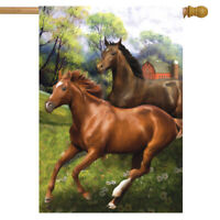 LEANIN TREE /"Thank You/" Horses in Mountain Meadow~#35256~8 Notecards~Blank~