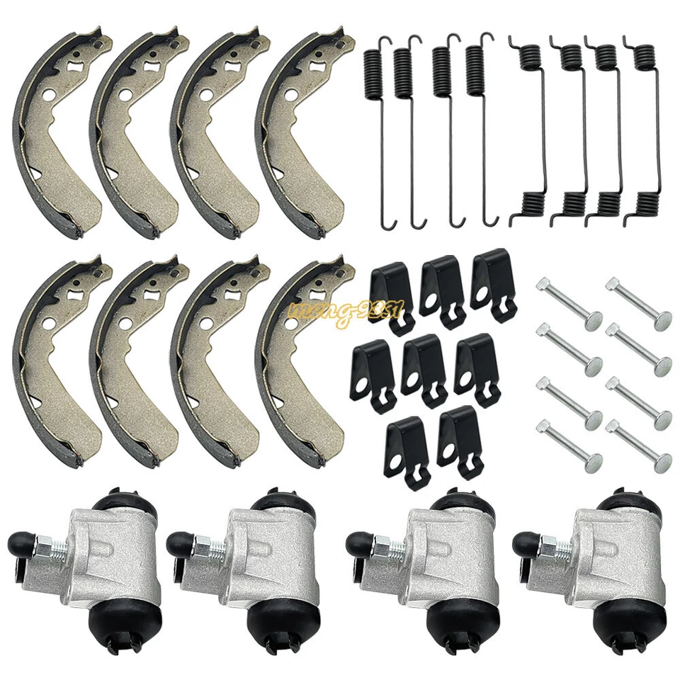 Cilindros de rueda de freno delantero trasero y pasadores de zapatas para Kawasaki KAF400 Mule 600 610 Foto 1 de 4