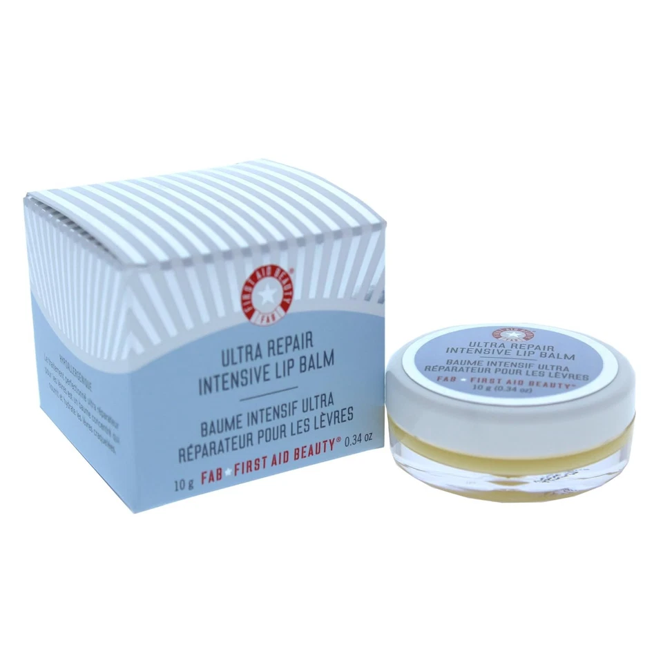 全新带盒 First Aid Beauty FAB 超修复强效润唇膏 0.34 盎司 — 第 1/1 张图片