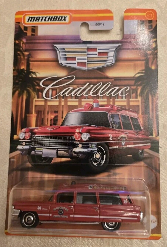 2021 Matchbox Cadillac collection 1963 Cadillac Ambulance Walmart exclusive 4/12 - Image 1 of 1