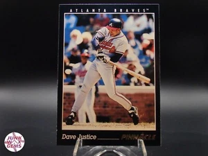 1993 Pinnacle #344 Dave Justice NM - Picture 1 of 2