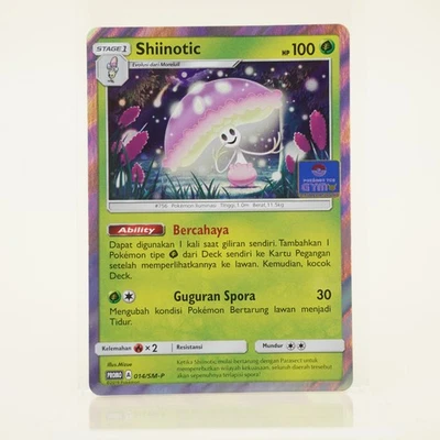 Pokemon - Shiinotic 014/SM-P - Gym Promo - Holo - Indonesisch - NM - Bild 1 von 2