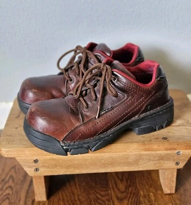 Zapatos Oxford gruesos de cuero marrón Wolverine - Talla 8 Foto 1 de 4