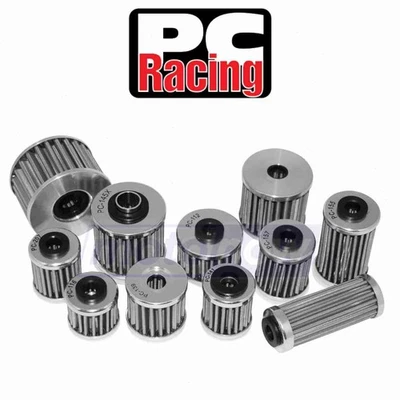 PC Racing 2nd Filter FLO Drop In Stainless Steel Short Oil Filter for gi Foto 1 de 4