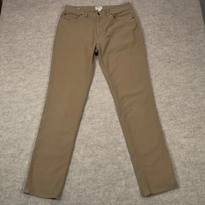 Todd Snyder Slim Fit 5-Pocket Stretch Chino Jeans Pants Dark Khaki Mens *31x31* - Picture 1 of 18