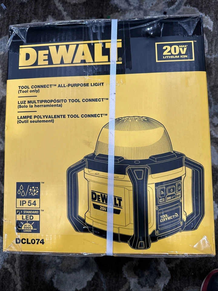 DeWALT DCL074 20V Max Li-Ion 5000 Lumens Cordless Job Site Work Light - Image 1 of 1