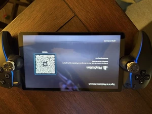 Playstation Portal Remote Player Midnight Black For PS5 W/Glass Screen Protector - Picture 1 of 1