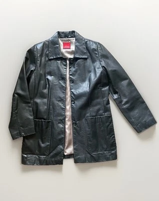 Lederjacke•Gr. 40•schwarz•edles Futter•Reißverschl.-Innentasche - Bild 1 von 4