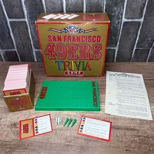 1986 San Francisco 49ers Trivia Game Vintage NFL Football Originaltt - Bild 1 von 13
