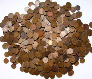 Nazi German Third Reich - 100 Coins 1 + 2 Reichspfennig 1937-1940 Bronze WW2 LOT - Picture 1 of 3
