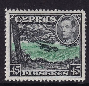 Cyprus SG161 45pi Black and Green - lightly mounted mint - Picture 1 of 2