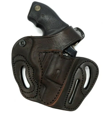 TAGUA PREMIUM SERIES Right Hand Leather Thumb Break Belt Holster for S&W J-FRAME 22 38